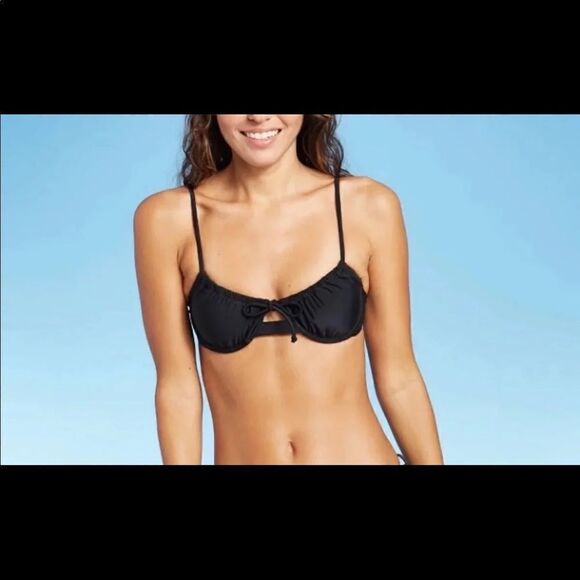 [xhilaration] black bikini top - Picture 4 of 4